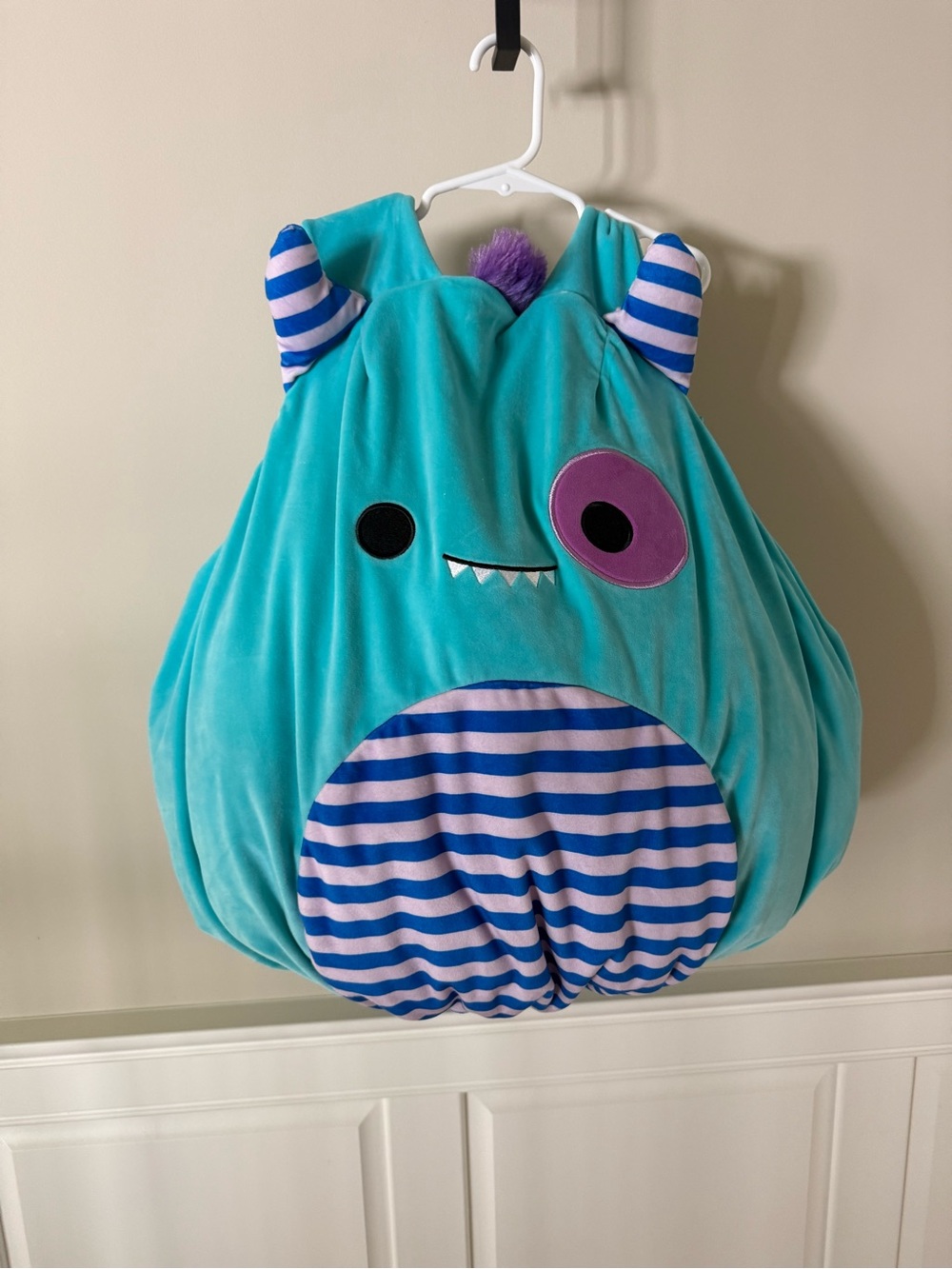 Teal Squishmallow Monster Costume for Kids